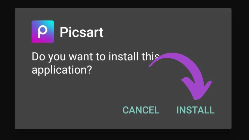 click on install option 